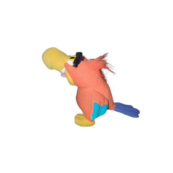 Disney Aladdin 8" Lago Plush Parrot by Mattel Vintage Stuffed Bird - Picture 2 of 6